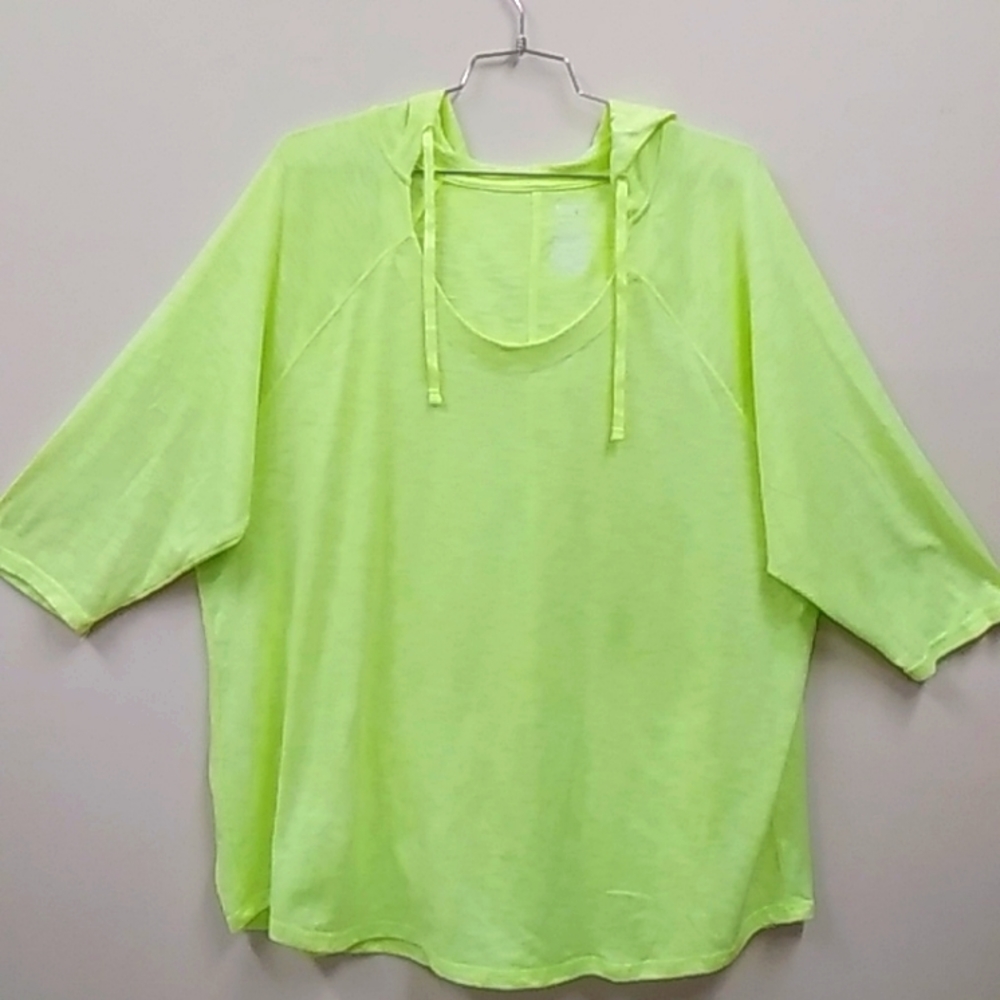 Danskin Now Pullover 3/4 Sleeve Hoodie 5207b